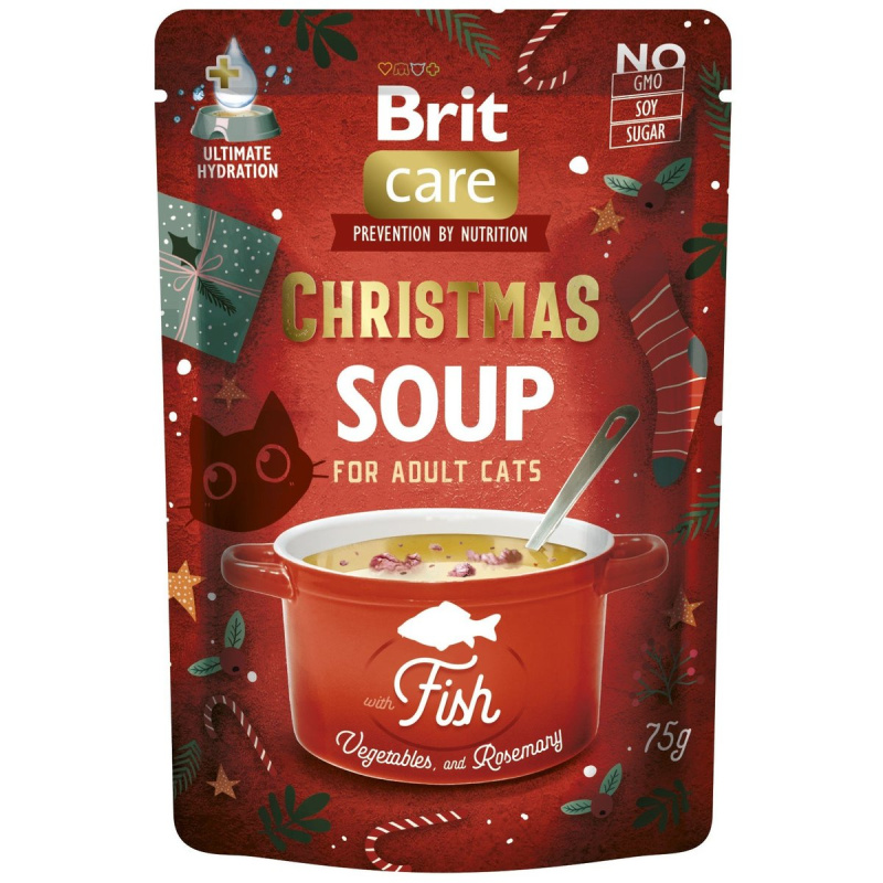 Brit Care Cat Vánoční rybí polévka pro kočky