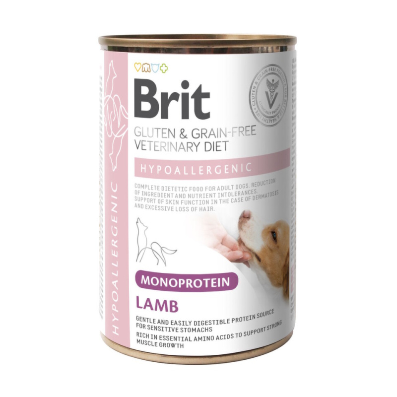 BRIT Veterinary Diet GF Monoprotein Hypoallergenic Lamb pro psy 400 g