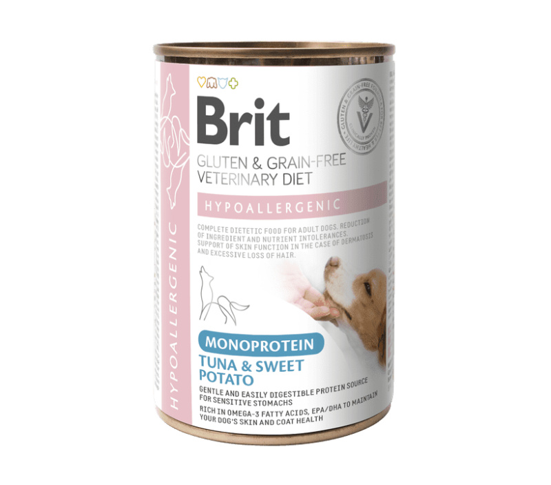 BRIT Veterinary Diet GF Mono Protein Hypoallergenic Tuna pro psy 400 g