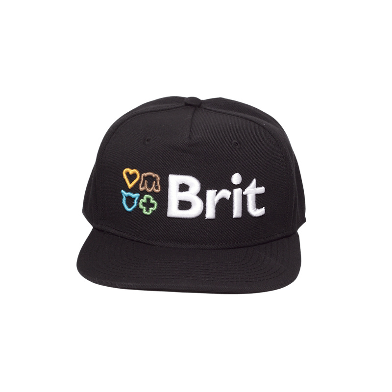 Brit snapback kšiltovka Barevné logo