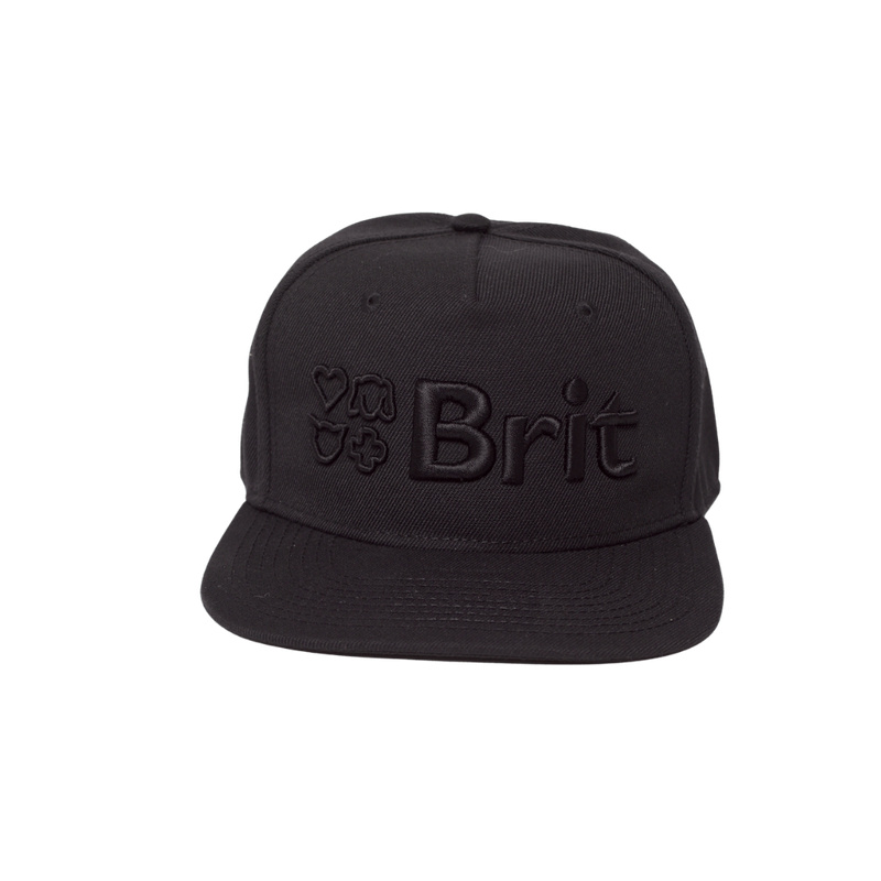 Brit snapback kšiltovka Černá