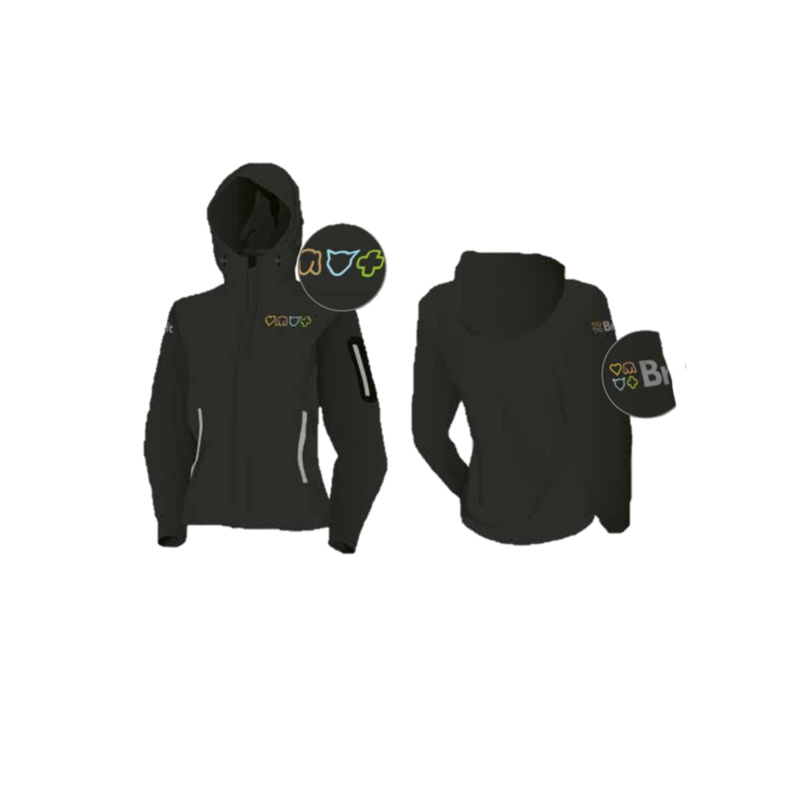 Brit Dámská Softshell bunda s kapucí L