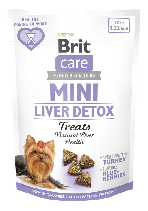 Brit Care Dog Mini treats LIVER DETOX 50 g