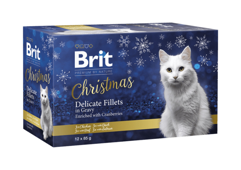 Brit Premium by Nature Christmas Multipack Fillets in gravy 12 pcs x 85 g