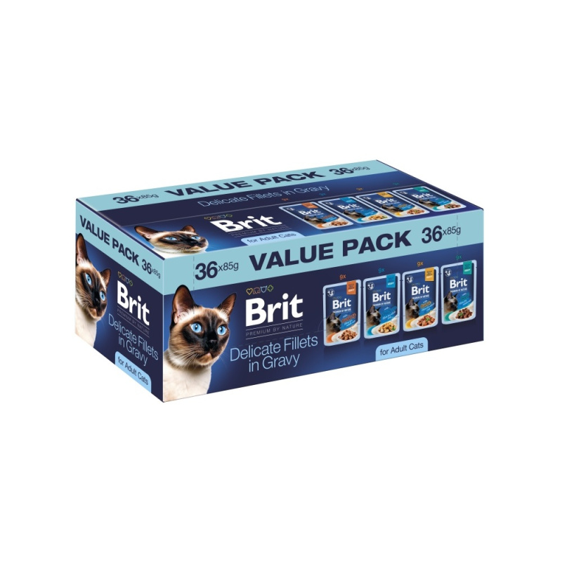 Brit Premium by Nature Cat Pouches Value Pack 36 pcs