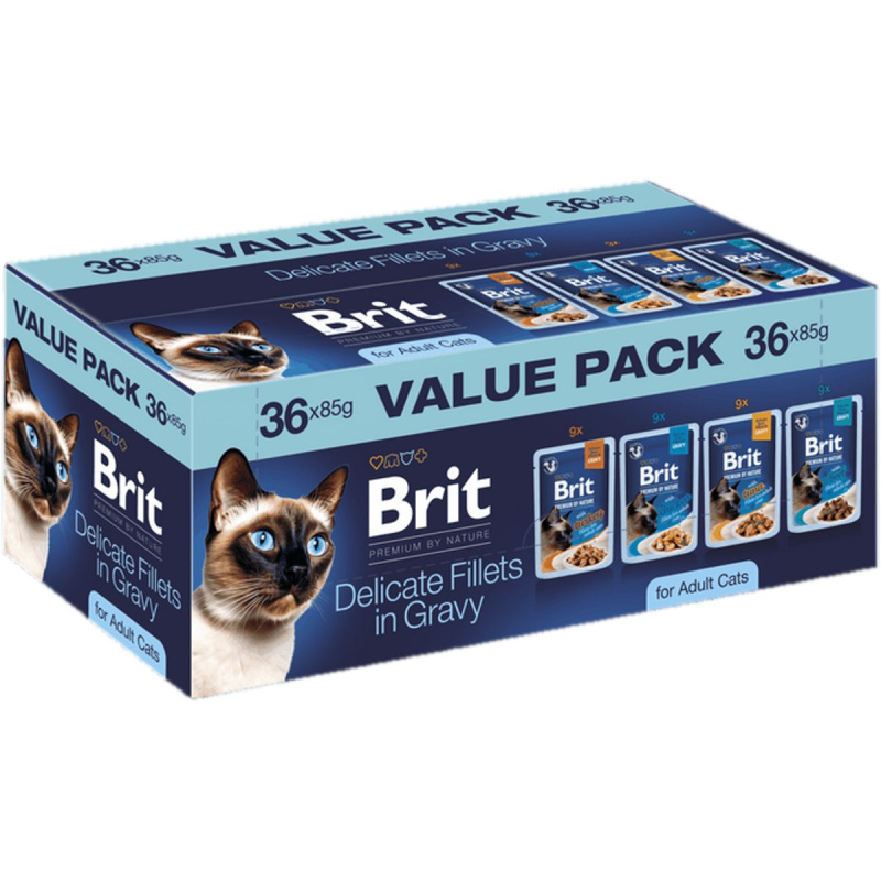 Brit Premium by Nature Cat Pouches Value Pack 36 pcs