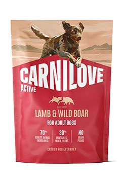 Carnilove Dog Active Dry Lamb&Wild Boar Adult AB 1,5kg