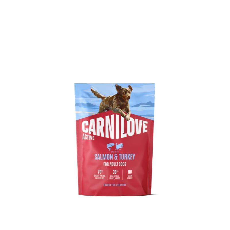 Carnilove Dog Active Dry Salmon&Turkey Adult AB 1,5kg
