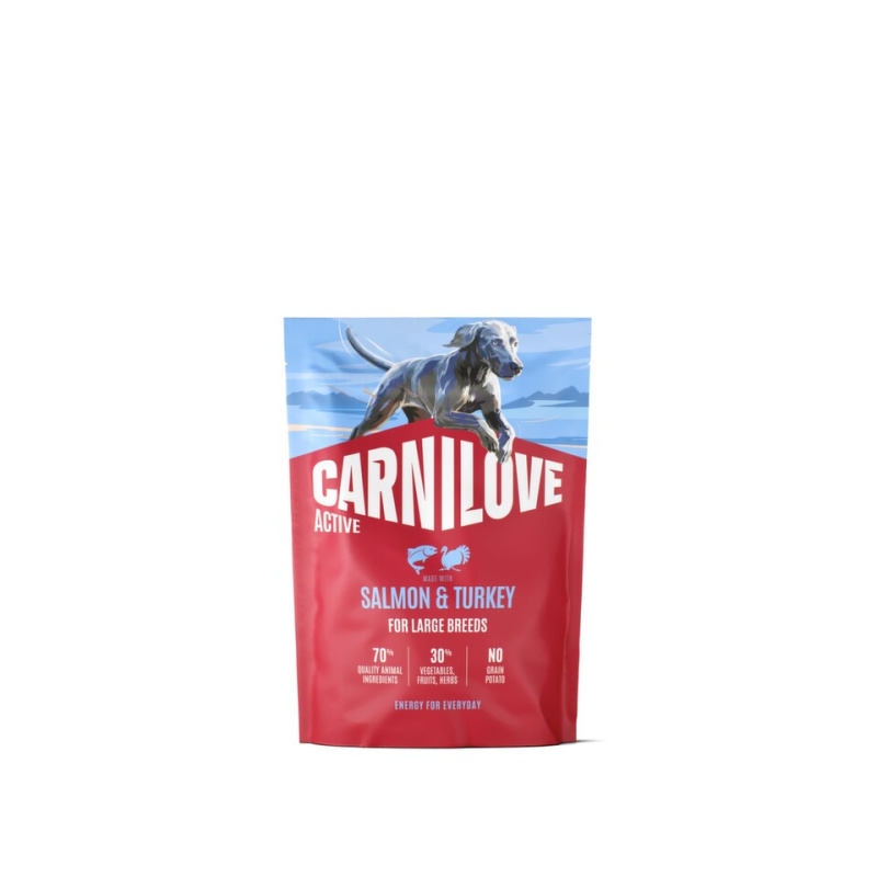 Carnilove Dog Active Dry Salmon&Turkey Adult LB 1,5kg