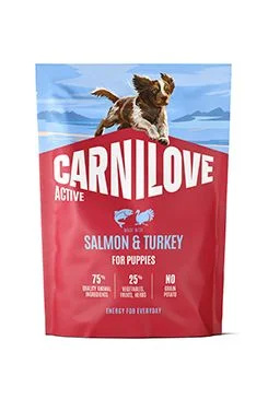 Carnilove Dog Active Dry Salmon&Turkey Puppies 1,5kg