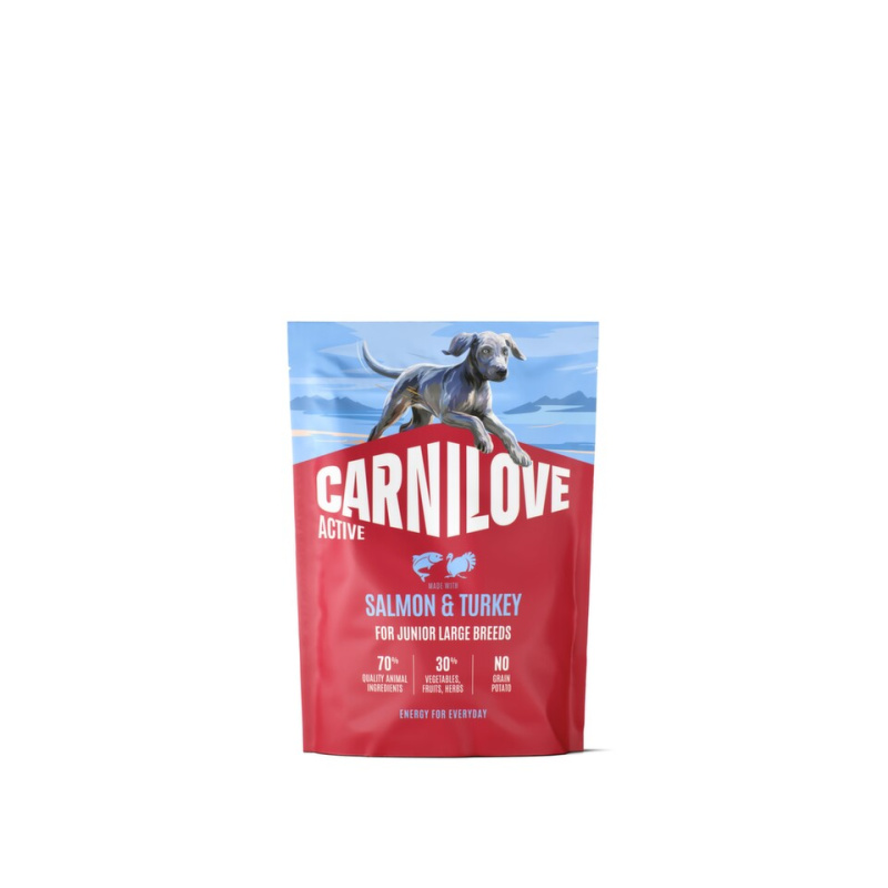 Carnilove Dog Active Dry Salmon&Turkey Junior LB 1,5kg