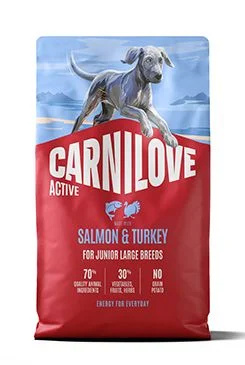 Carnilove Dog Active Dry Salmon&Turkey Junior LB 4kg