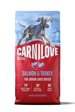 Carnilove Dog Active Dry Salmon&Turkey Junior LB 12kg
