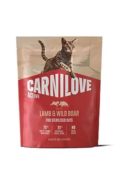 Carnilove Cat Active Dry Lamb& Wild Steril.Ad.AB400g