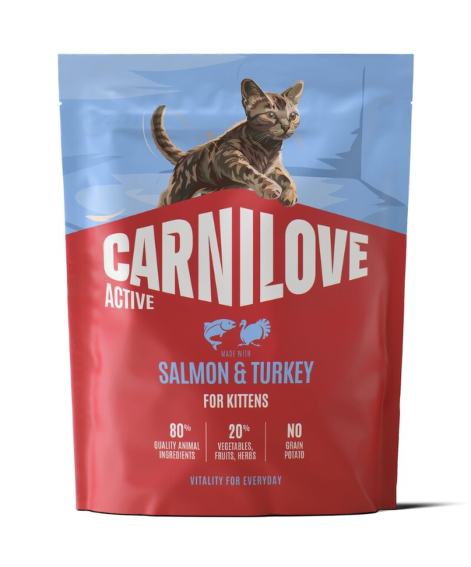 Carnilove Cat Active Dry Salmon&Turkey Kittens 400g