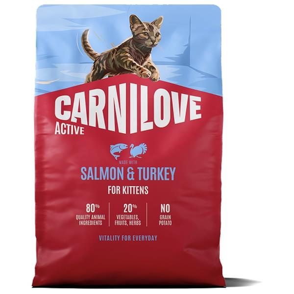 Carnilove Cat Active Dry Salmon&Turkey Kittens 2kg