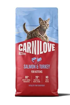 Carnilove Cat Active Dry Salmon&Turkey Kittens 6kg