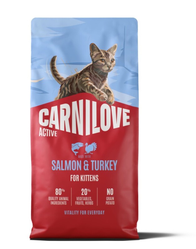 Carnilove Cat Active Dry Salmon&Turkey Kittens 6kg