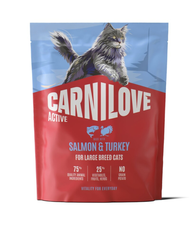 Carnilove Cat Active Dry Salmon&Turkey Adult AB 6kg