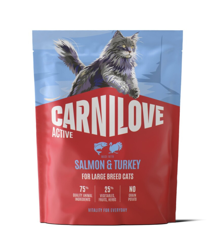 Carnilove Cat Active Dry Salmon&Turkey Adult LB 400g