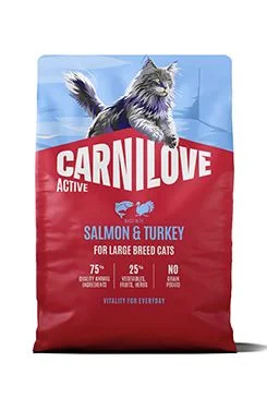 Carnilove Cat Active Dry Salmon&Turkey Adult LB 2kg