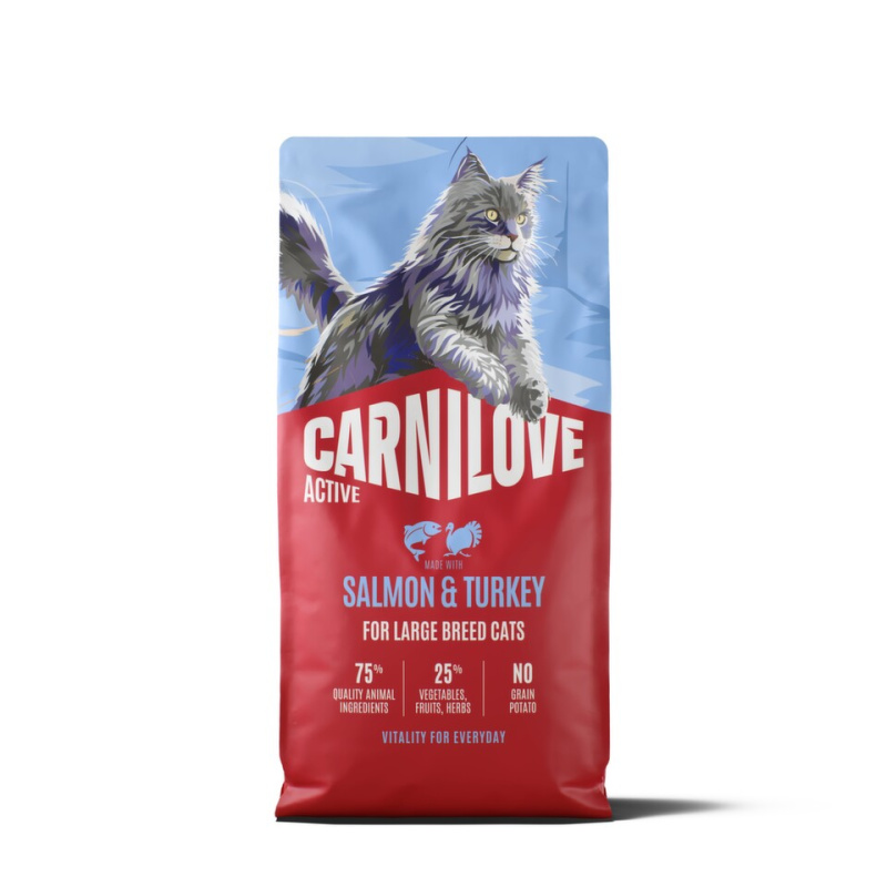 Carnilove Cat Active Dry Salmon&Turkey Adult LB 6kg