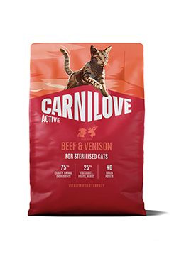 Carnilove Cat Active Dry Beef&Venis.Steril.Ad.AB2kg