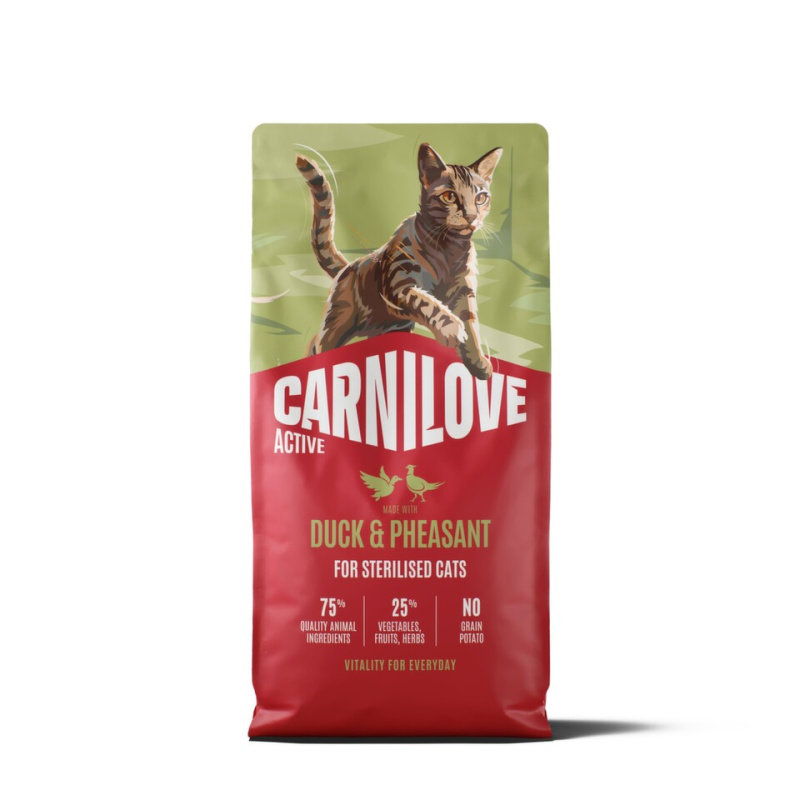 Carnilove Cat Active Dry Duck&Pheas.Steril.Ad.AB 6kg