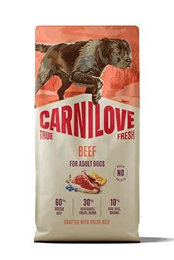 Carnilove True Fresh - granule pro psy Carnilove Dog True Fresh Dry Beef Adult AllBreeds 12kg