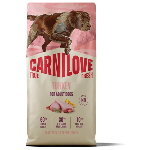 Carnilove True Fresh - granule pro psy Carnilove Dog True Fresh Dry Turkey Adult AllBree 12kg