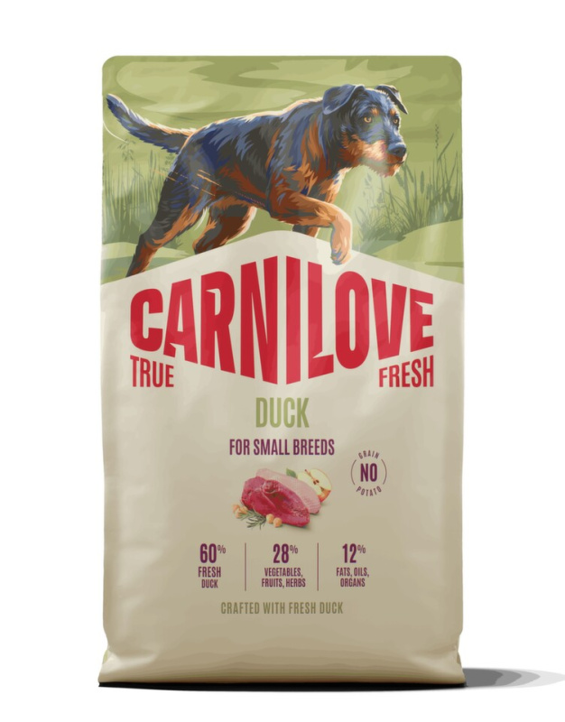 Carnilove True Fresh - granule pro psy Carnilove Dog True Fresh Dry Duck Adult SB 4kg