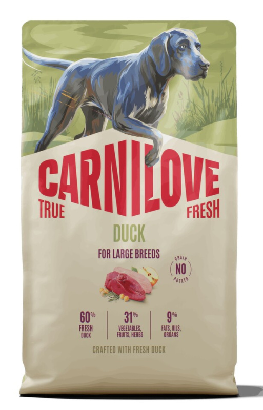 Carnilove True Fresh - granule pro psy Carnilove Dog True Fresh Dry Duck Adult LB 4kg