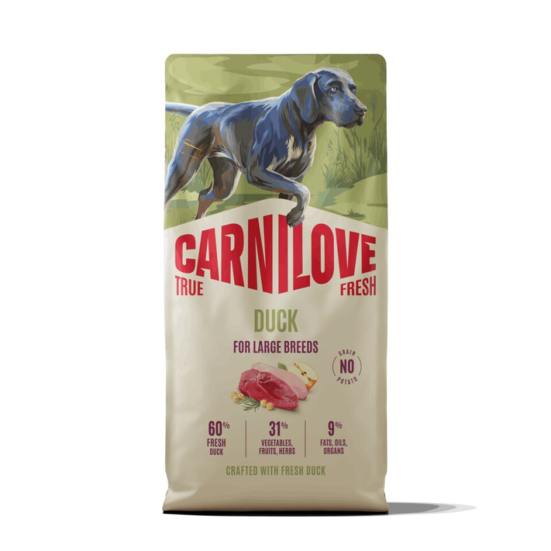 Carnilove True Fresh - granule pro psy Carnilove Dog True Fresh Dry Duck Adult LB 12kg