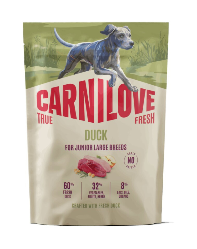 Carnilove True Fresh - granule pro psy Carnilove Dog True Fresh Dry Duck Junior LB 1,5kg