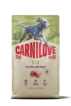 Carnilove True Fresh - granule pro psy Carnilove Dog True Fresh Dry Duck Junior LB 4kg