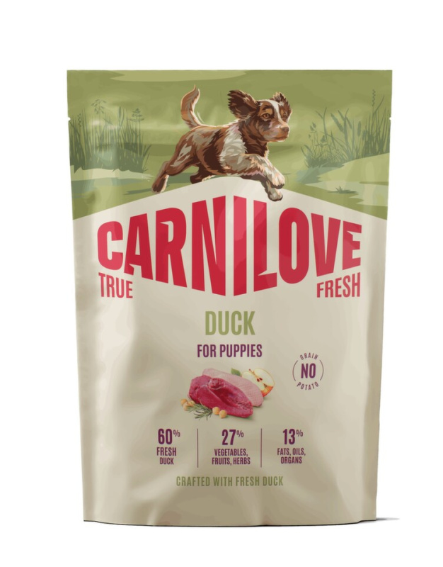Carnilove True Fresh - granule pro psy Carnilove Dog True Fresh Dry Duck Puppies 1,5kg