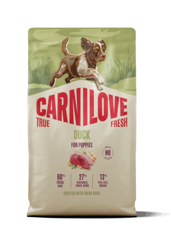 Carnilove True Fresh - granule pro psy Carnilove Dog True Fresh Dry Duck Puppies 4kg