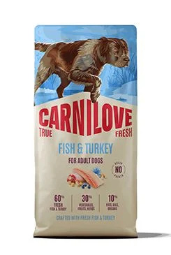 Carnilove True Fresh - granule pro psy Carnilove Dog True Fresh Dry Fish&Turkey Adult AB 12kg
