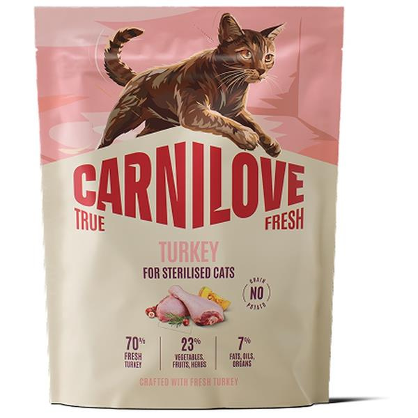 Carnilove True Fresh - granule pro kočky Carnilove Cat True Fresh Dry Turkey Steril.Ad.AB 400g
