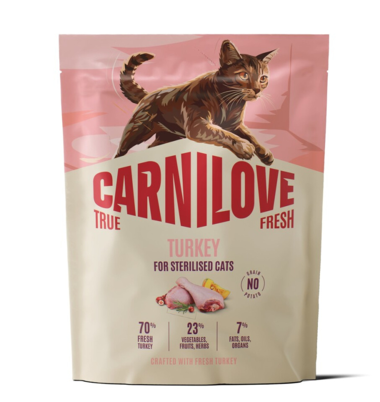 Carnilove True Fresh - granule pro kočky Carnilove Cat True Fresh Dry Turkey Steril.Ad.AB 400g