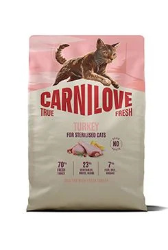 Carnilove True Fresh - granule pro kočky Carnilove Cat True Fresh Dry Turkey Steril.Ad.AB 2kg