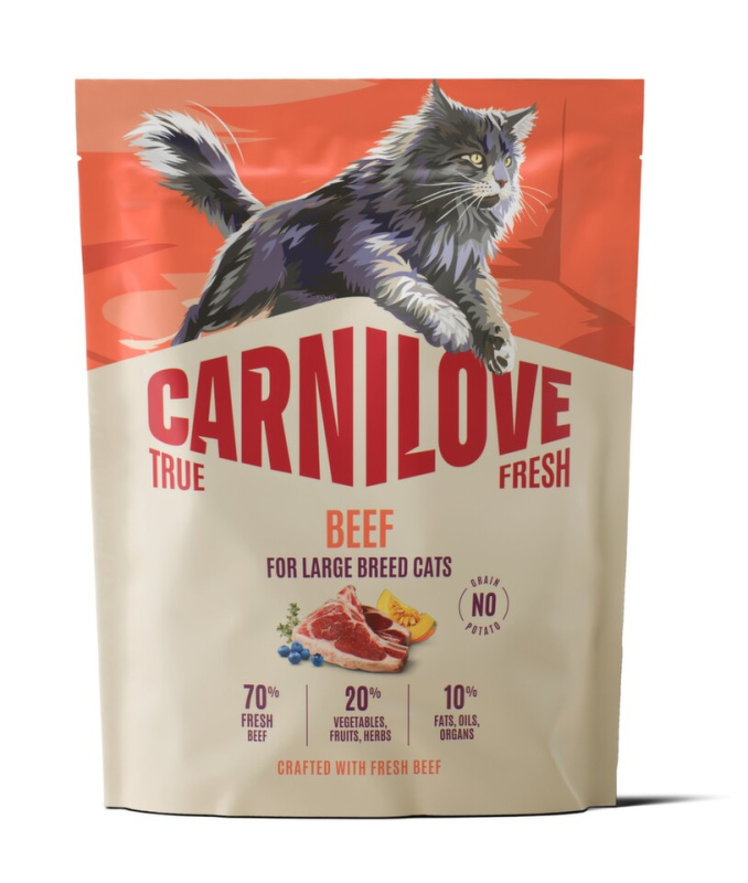 Carnilove True Fresh - granule pro kočky Carnilove Cat True Fresh Dry Beef Adult LB 400g