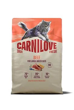 Carnilove True Fresh - granule pro kočky Carnilove Cat True Fresh Dry Beef Adult LB 2kg