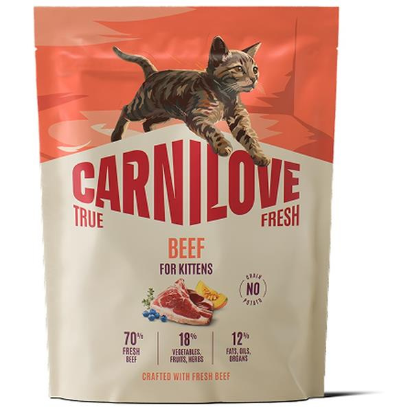 Carnilove True Fresh - granule pro kočky Carnilove Cat True Fresh Dry Beef Kittens 400g