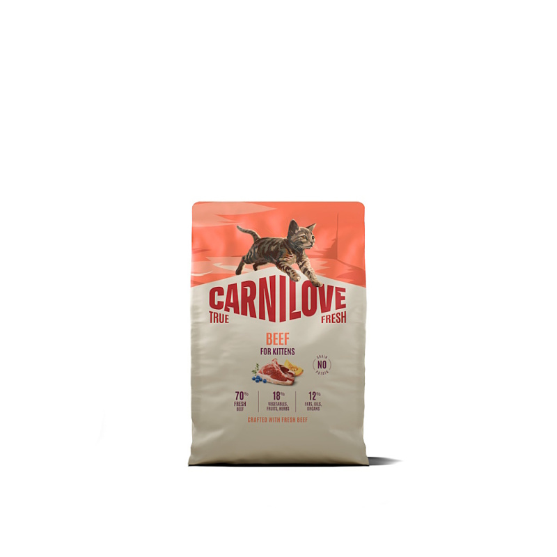 Carnilove True Fresh - granule pro kočky Carnilove Cat True Fresh Dry Beef Kittens 2kg