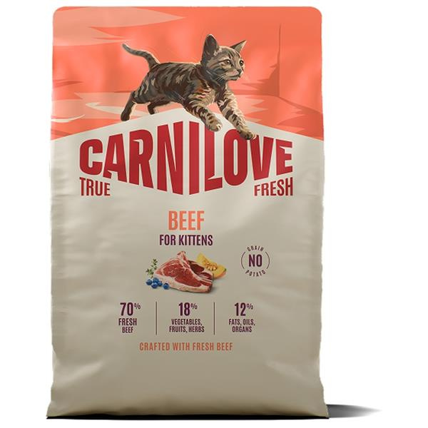 Carnilove True Fresh - granule pro kočky Carnilove Cat True Fresh Dry Beef Kittens 2kg