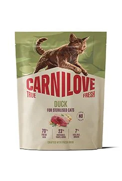 Carnilove True Fresh - granule pro kočky Carnilove Cat True Fresh Dry Duck Steril. Ad.AB 400g