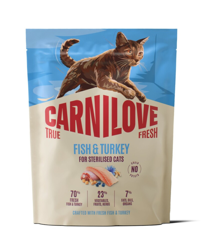 Carnilove True Fresh - granule pro kočky Carnilove Cat True Fresh Dry Fish&Turk.Ster.Ad.AB 400g