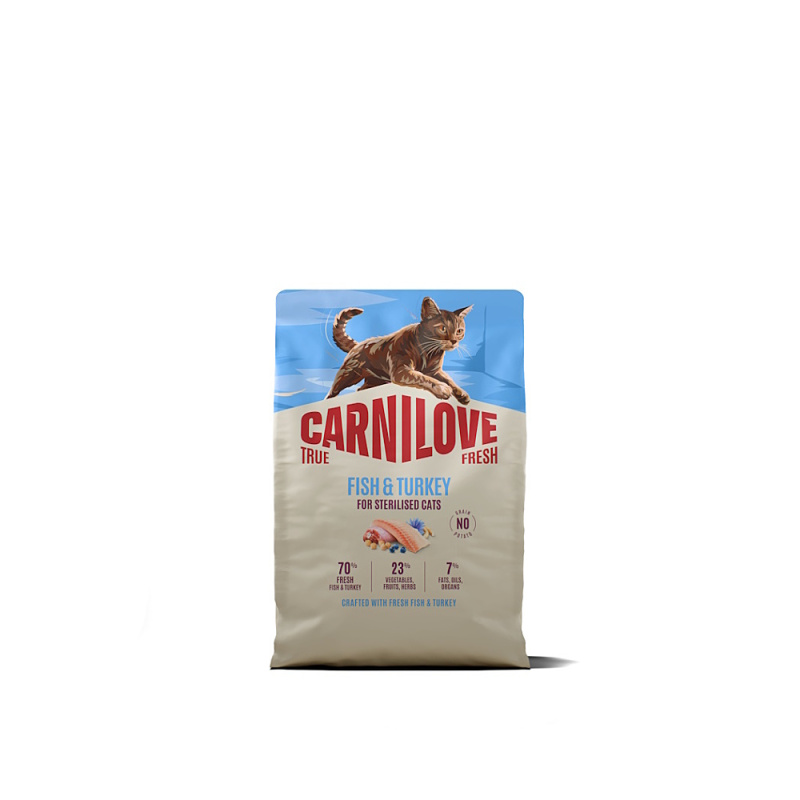 Carnilove True Fresh - granule pro kočky Carnilove Cat True Fresh Dry Fish&Turk.Ster.Ad.AB 2kg