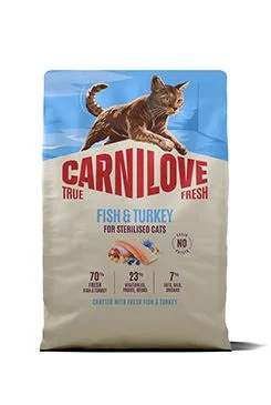 Carnilove True Fresh - granule pro kočky Carnilove Cat True Fresh Dry Fish&Turk.Ster.Ad.AB 2kg
